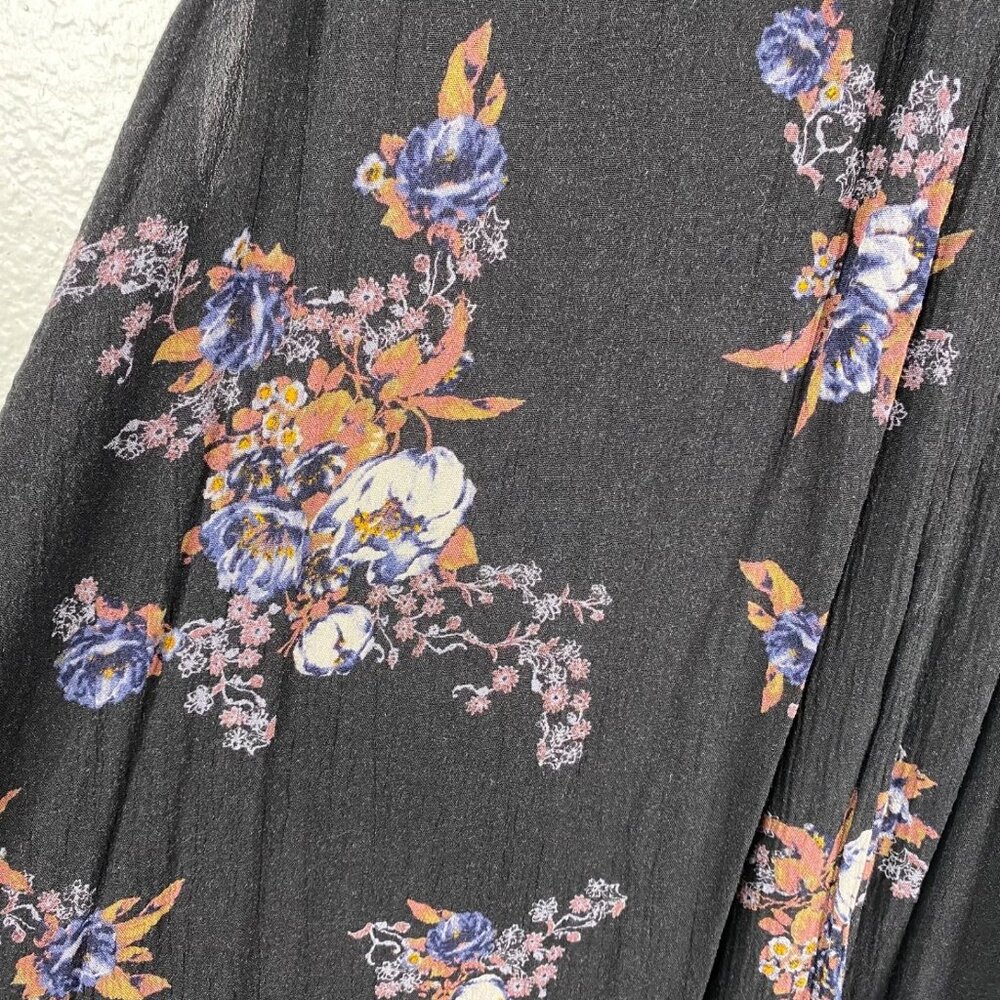 Free People Floral Snap Out Of It Swing Dress Side Pockets Loose Fit Size Large - Picture 8 of 10
